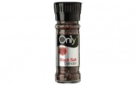 Only Black Salt Grinder  Bottle  100 grams